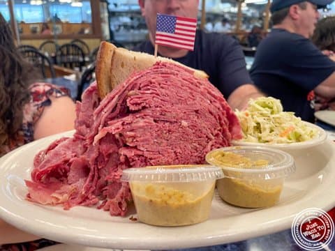 Harold's corned beef dinner